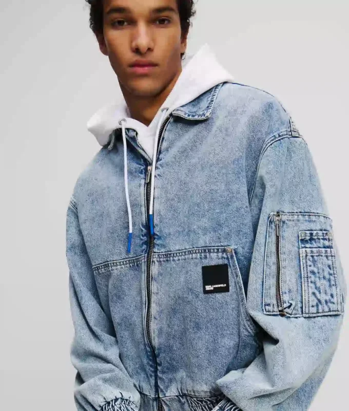 DENIMBOMBERJACKA