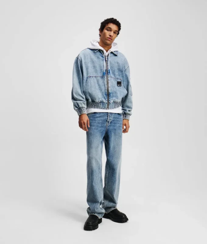 DENIMBOMBERJACKA