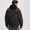 DENIMJACKA MED ALL-OVER-TRYCK DENIMJACKA MED ALL-OVER-TRYCK