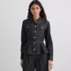 DENIMJACKA MED KONTRASTERANDE SÖMMAR DENIMJACKA MED KONTRASTERANDE SÖMMAR