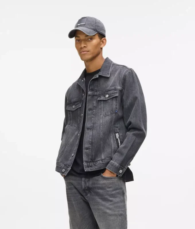 Denimjacka med normal passform