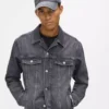 Denimjacka med normal passform