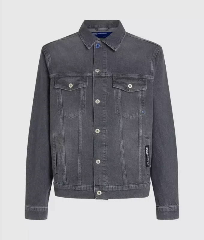 Denimjacka med normal passform