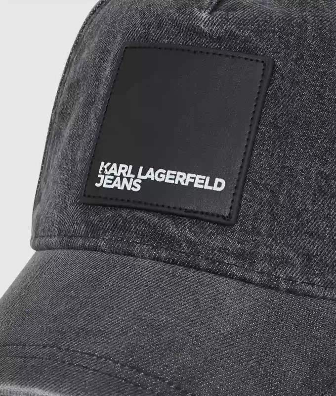 Denimkeps med boxlogotyp Denimkeps med boxlogotyp