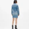 Denimklänning med bälte Denimklänning med bälte