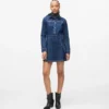 Denimklänning med nitar Denimklänning med nitar