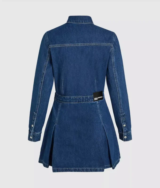 Denimklänning med nitar Denimklänning med nitar