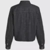 Denimskjorta med knytning fram Denimskjorta med knytning fram