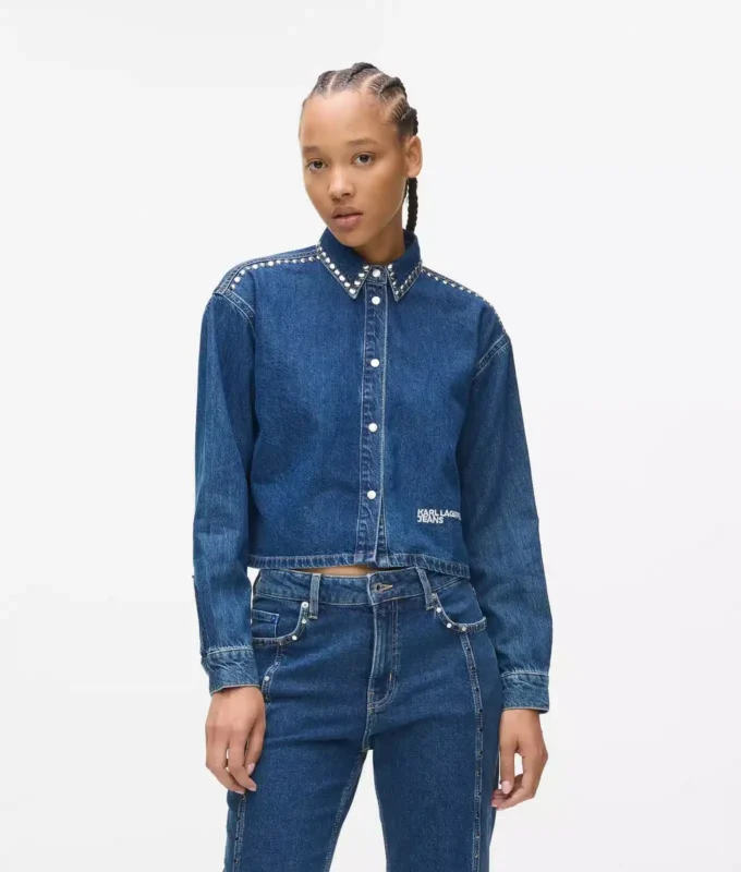 Denimskjorta med nitar Denimskjorta med nitar