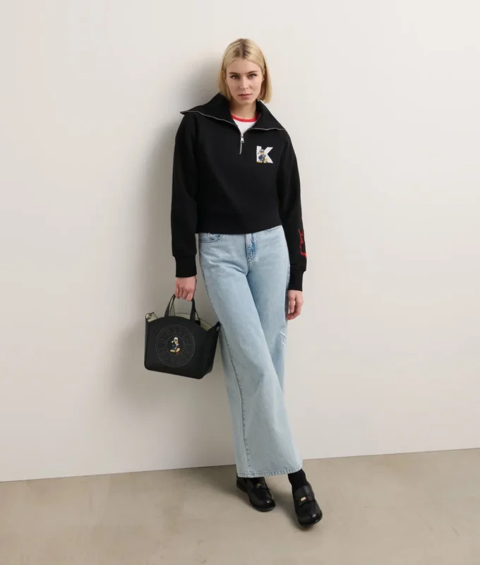 DISNEY X KL HALF-ZIP SWEATSHIRT DISNEY X KL HALF-ZIP SWEATSHIRT