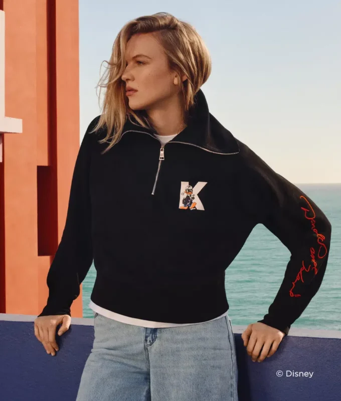 DISNEY X KL HALF-ZIP SWEATSHIRT DISNEY X KL HALF-ZIP SWEATSHIRT