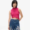 Distressed stickad topp Distressed stickad topp