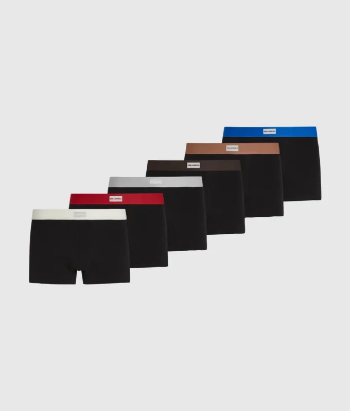 Elastiska boxershorts med logotyplapp – 7-pack Elastiska boxershorts med logotyplapp – 7-pack