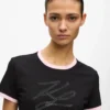 Exklusiv Autograph-T-shirt med strass Exklusiv Autograph-T-shirt med strass