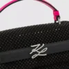 Exklusiv K/Autograph-väska med strass och handtag på ovansidan Exklusiv K/Autograph-väska med strass och handtag på ovansidan