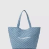 Exklusiv Monogram-shopper i denim Exklusiv Monogram-shopper i denim