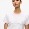 Exklusiv T-shirt med strasslogotyp