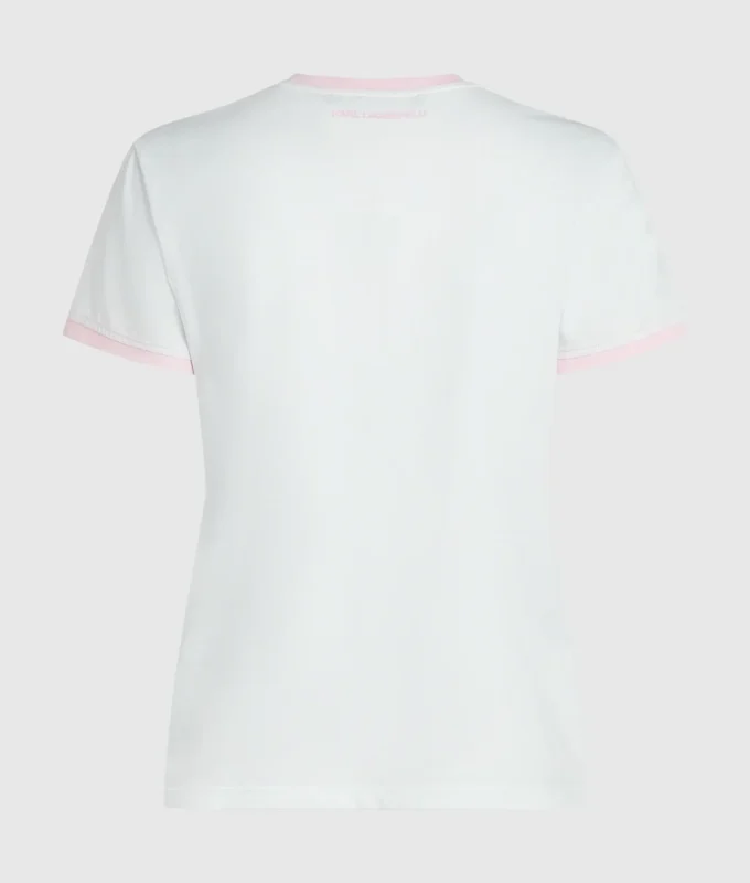 Exklusiv T-shirt med strasslogotyp