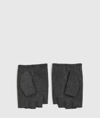 Fingerlösa denimhandskar