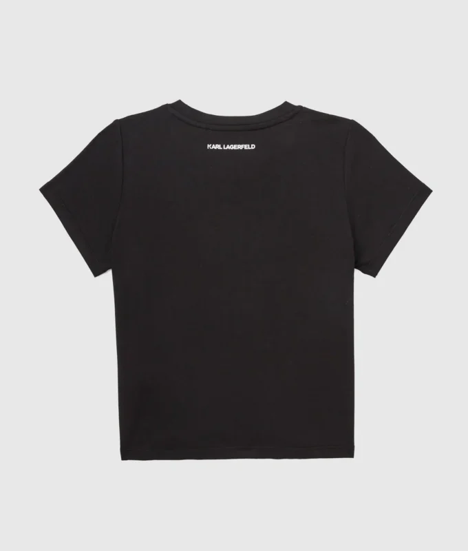 Flick-T-shirt med paljetter och Ikon Choupette-motiv Flick-T-shirt med paljetter och Ikon Choupette-motiv
