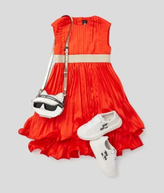 FLICKOR LOGO PARTY DRESS