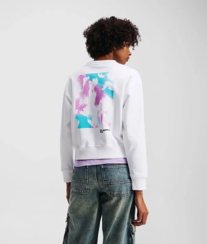 FLORAL-PRINT SWEATSHIRT FLORAL-PRINT SWEATSHIRT