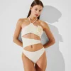 FLOWER HALTER-NECK BADDRÄKT