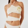 FLOWER HALTER-NECK BADDRÄKT