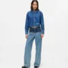 Färgblockerade avslappnade jeans Färgblockerade avslappnade jeans