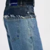 Färgblockerade avslappnade jeans Färgblockerade avslappnade jeans
