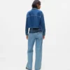 Färgblockerade avslappnade jeans Färgblockerade avslappnade jeans