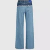 Färgblockerade avslappnade jeans Färgblockerade avslappnade jeans