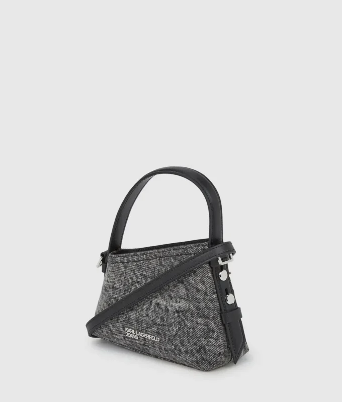 Geo mini crossbody-väska i denim Geo mini crossbody-väska i denim