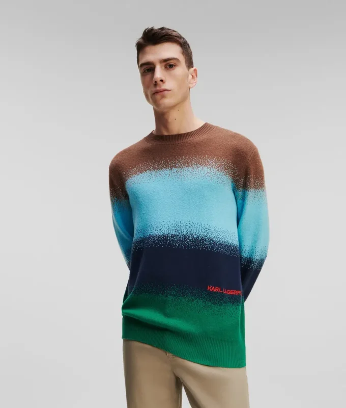 GRADIENT STRIPE SWEATER