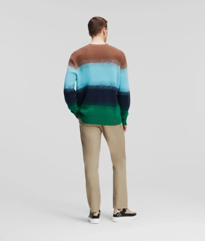 GRADIENT STRIPE SWEATER