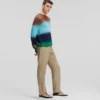GRADIENT STRIPE SWEATER
