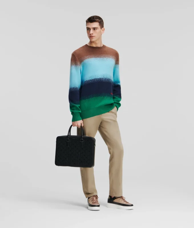 GRADIENT STRIPE SWEATER