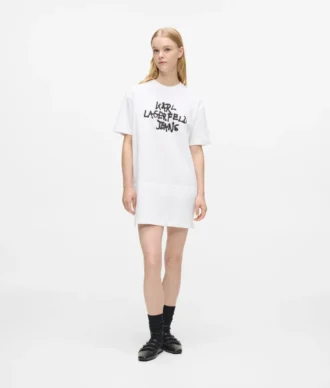 Graffiti-T-shirtklänning