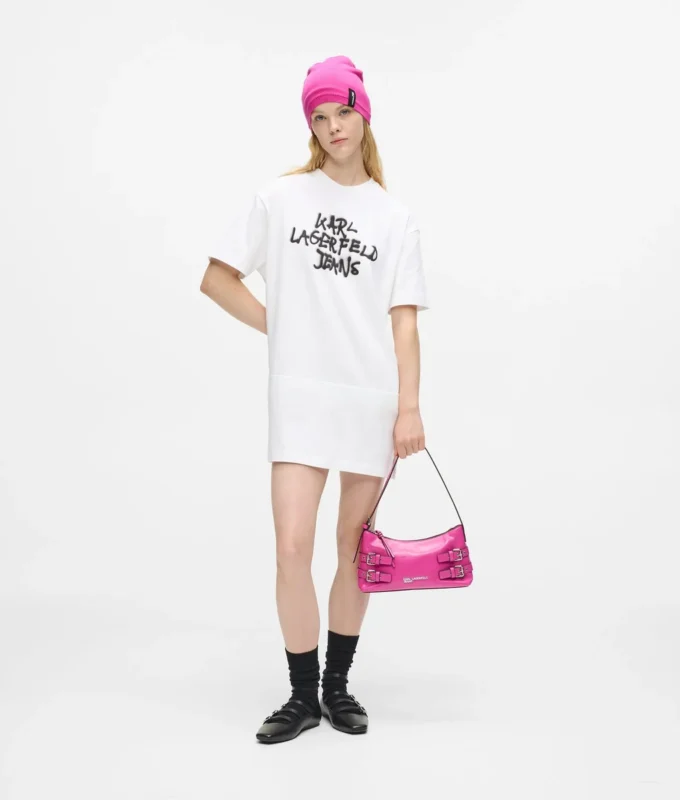 Graffiti-T-shirtklänning