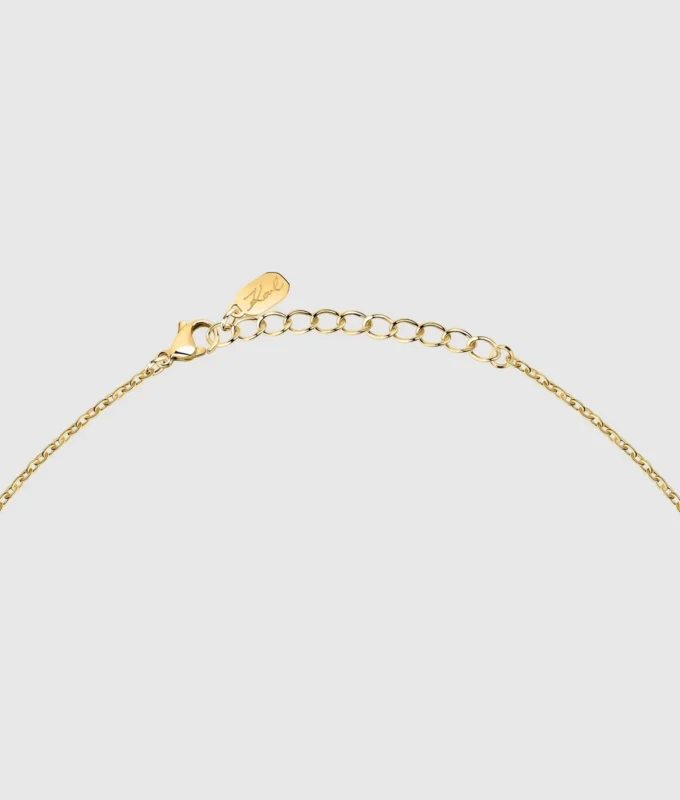 Halsband med kristall länkar Halsband med kristall länkar