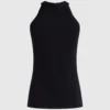 Halterneck-top med strass