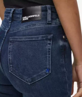 Högmidjade skinny jeans
