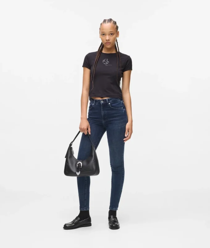 Högmidjade skinny jeans Högmidjade skinny jeans