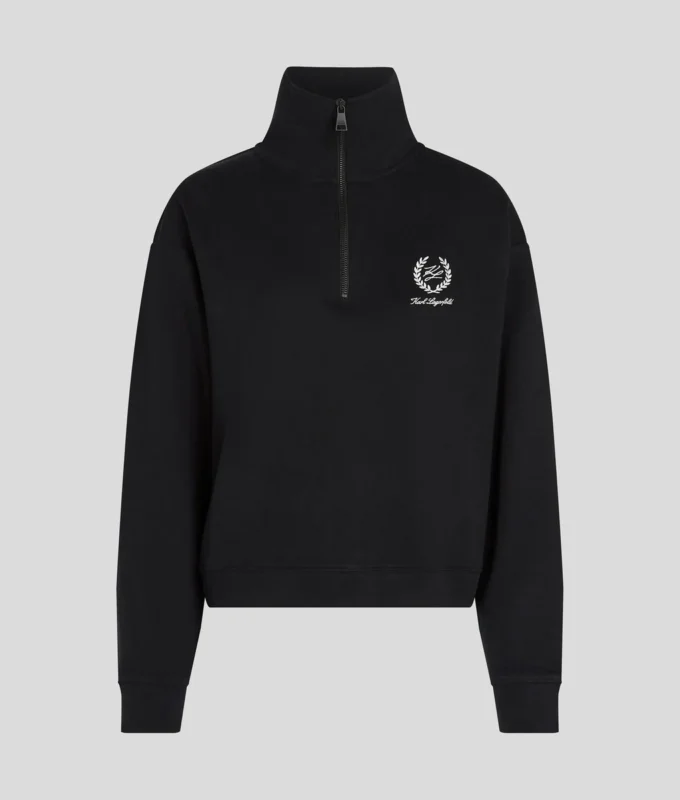 HOTEL KARL LOUNGEWEAR HALF-ZIP SWEATSHIRT HOTEL KARL LOUNGEWEAR HALF-ZIP SWEATSHIRT