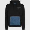 Huvtröja med jeansficka Huvtröja med jeansficka
