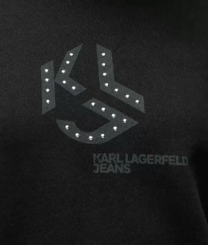 Huvtröja med nitar och monogram Huvtröja med nitar och monogram