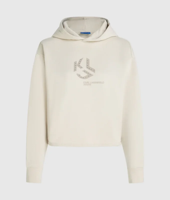 Huvtröja med nitar och monogram Huvtröja med nitar och monogram