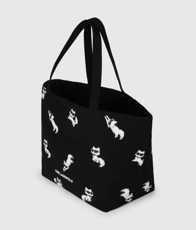 Ikon Choupette-shopper med tryck Ikon Choupette-shopper med tryck