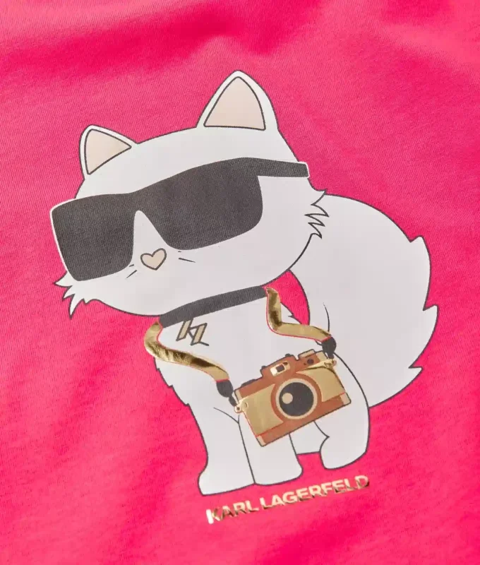 Ikon Choupette-T-shirt för flickor Ikon Choupette-T-shirt för flickor