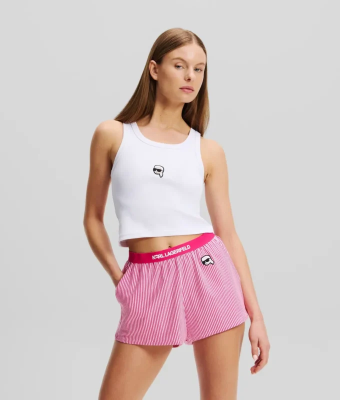 IKON CROPPED PAJAMA TANK TOP IKON CROPPED PAJAMA TANK TOP